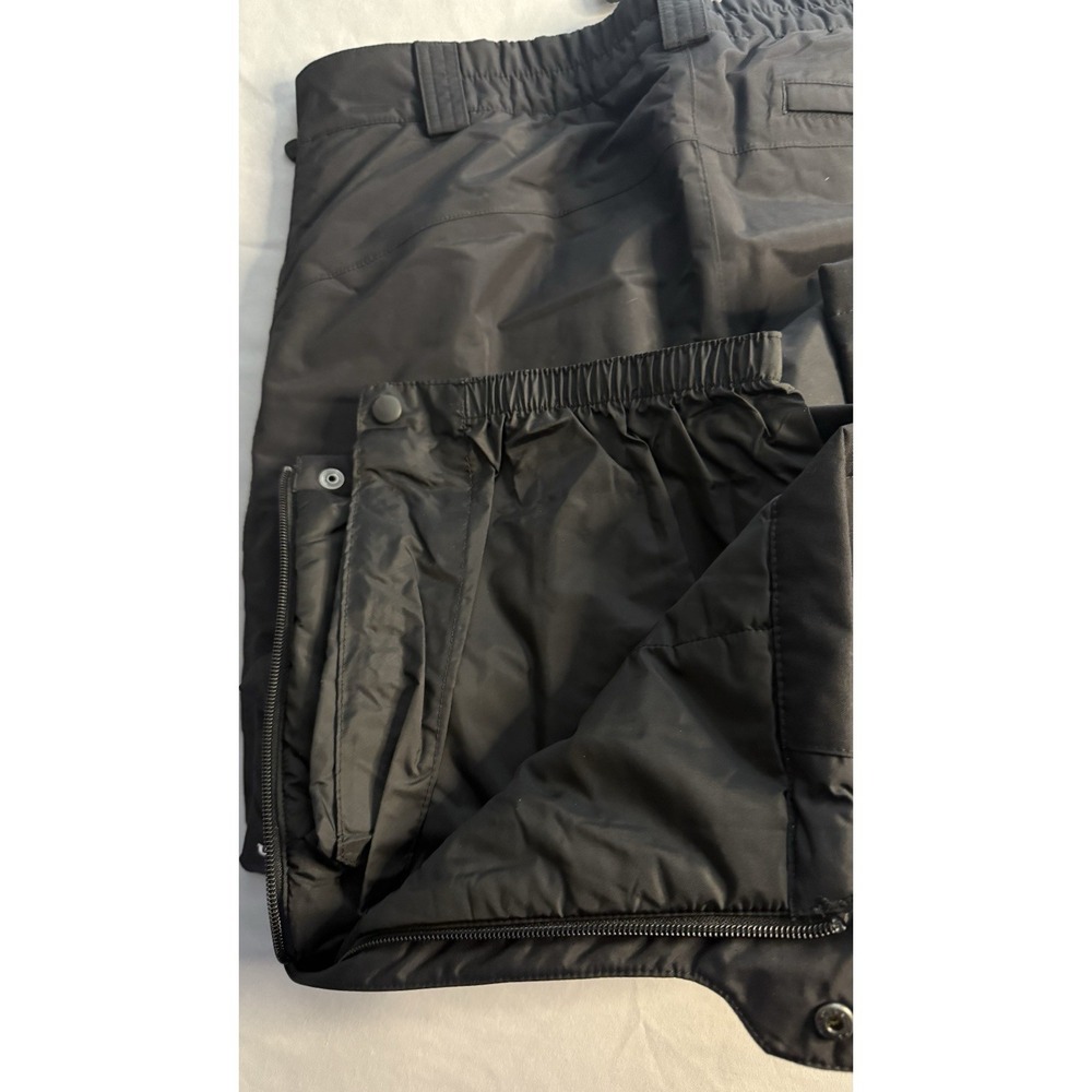 LL BEAN Women's Snow Pants Size Large NWT Black Inseam 30 Waist 18 Laying Flat - Picture 8 of 10